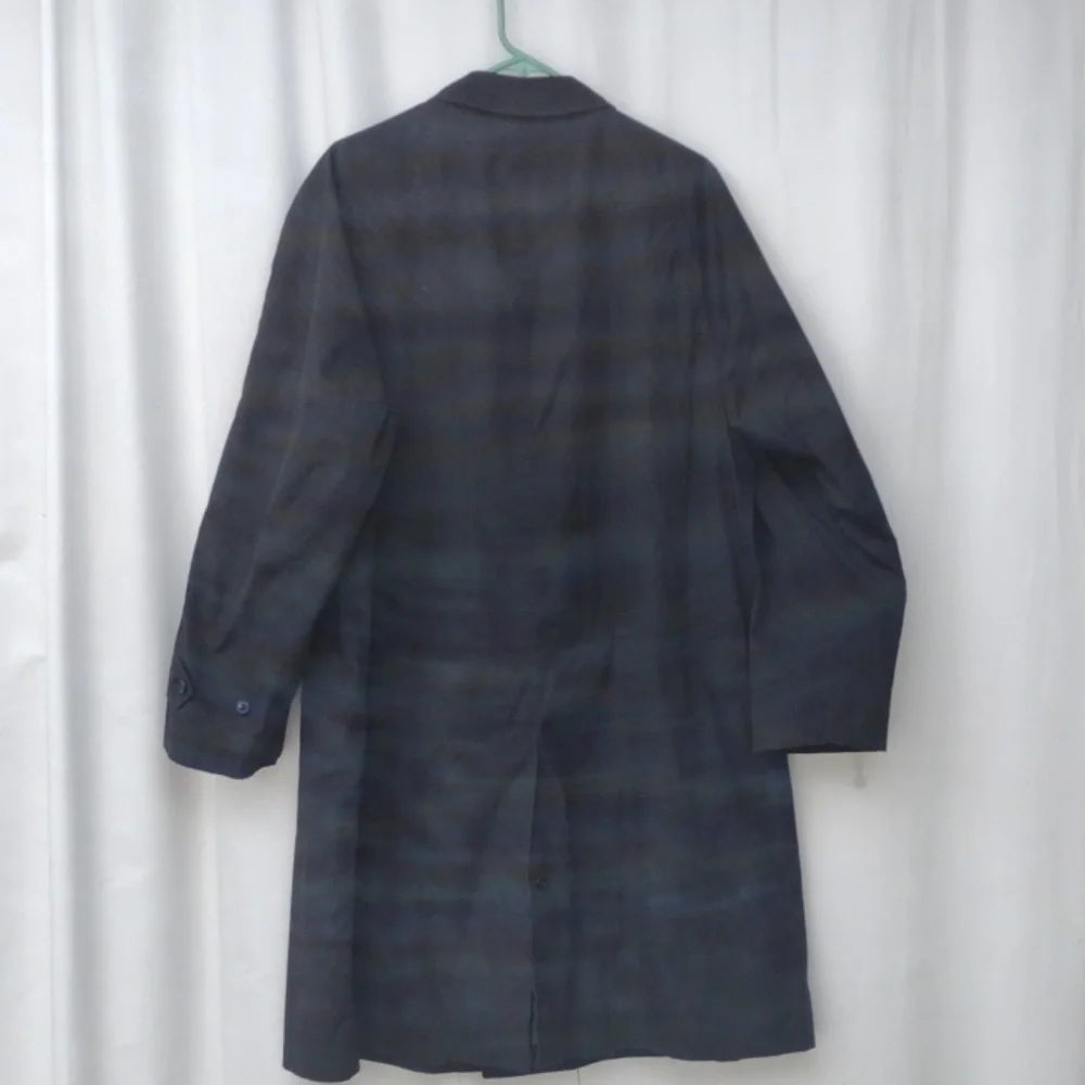 Vintage London Fog Black Maincoat 42 Regular - Picture 2 of 11